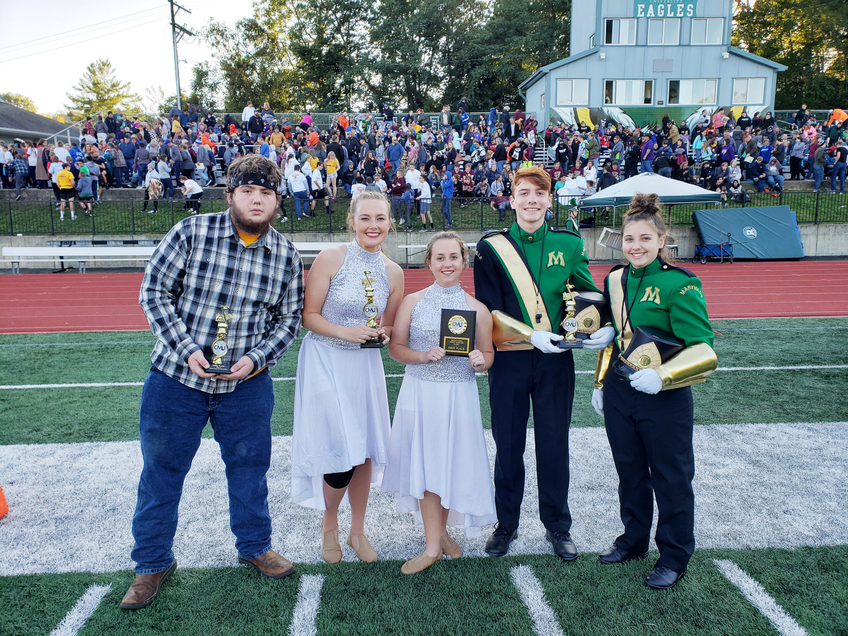 Marching Spoofhounds place at CMU competition